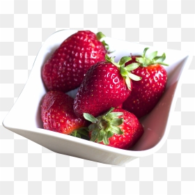 Strawberries - Bowl Of Strawberries Png, Transparent Png - strawberries png