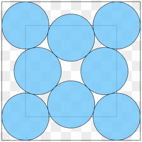 Square With 8 Circles, HD Png Download - circles png