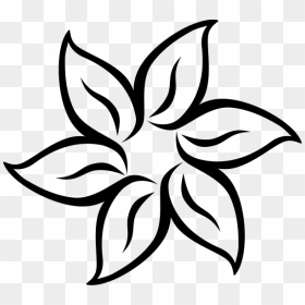 Free Flower Petal Clipart, Download Free Clip Art, - Black And White Clip Art Flowers, HD Png Download - rose petal png