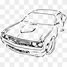 Muscle Car Sketch Clip Arts - Car Sketch Png, Transparent Png - muscle png