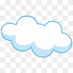 Cartoon Cloud Drawing Clip Art - Transparent Background Cartoon Cloud Clipart, HD Png Download - cartoon clouds png
