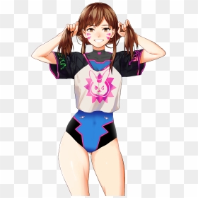 Va Png , Png Download - Anime Gamer Girl Xbox, Transparent Png - d.va png