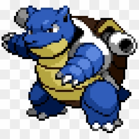 Transparent Blastoise Png - Blastoise Pixel Art Minecraft, Png Download - blastoise png