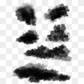 Transparent Black Cloud Png - Ink, Png Download - smoke cloud png