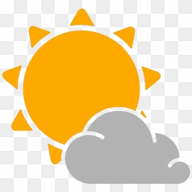 Partly Cloudy Icon Png, Transparent Png - cartoon clouds png