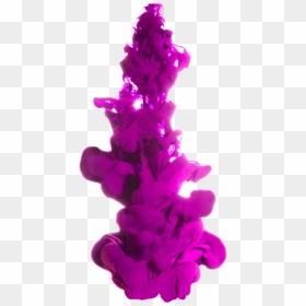 Thumb Image - Ink In Water Purple Png, Transparent Png - purple smoke png