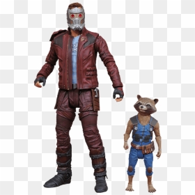 Star Lord Marvel Select, HD Png Download - rocket raccoon png