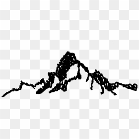Illustration, HD Png Download - mountain silhouette png