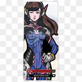 Overwatch Figpin D Va, HD Png Download - d.va png