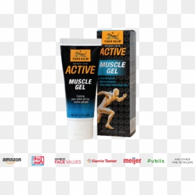 Tiger Balm Active Muscle Gel - Tiger Balm Active Muscle Gel ขาย, HD Png Download - muscle png