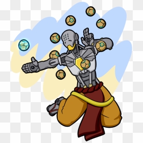 Comics & Cartoons » Thread - Zenyatta Clip Art, HD Png Download - zenyatta png