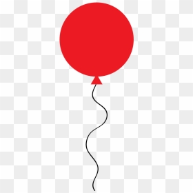 Free Birthday Balloons Clipart For Party Decor, Websites - Balloon Clipart, HD Png Download - red balloon png