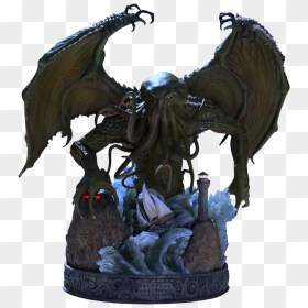 Transparent Cthulhu Clipart - Cthulhu Statue Png, Png Download - cthulhu png