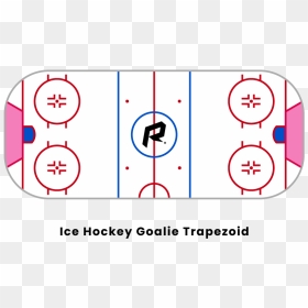 Hash Marks Ice Hockey, HD Png Download - trapezoid png