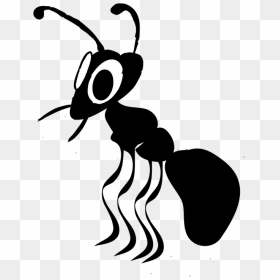Hormiga Dibujo Png - Black Ant Pic Cartoon, Transparent Png - ant png