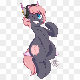 #1773152 - Artist - Notenoughapples, D - Va, Grin, - Cartoon, HD Png Download - d.va png