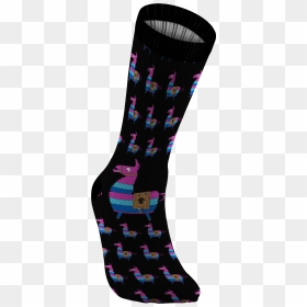 Fortnite Loot Llama Socks - Sock, HD Png Download - fortnite llama png