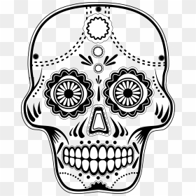 Skull, HD Png Download - sugar skull png