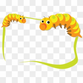 Caterpillar Clip Art - Caterpillar Border, HD Png Download - caterpillar png