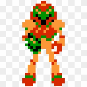 Samus Sprite Png - Nes Metroid Samus Sprite, Transparent Png - samus png