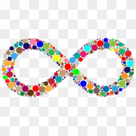Prismatic Infinity Symbol Circles Clip Arts - Infinity Symbol Sign Clip Art, HD Png Download - circles png