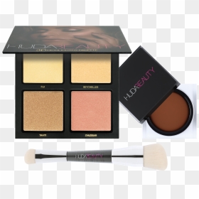 The Glow Up Set, , Hi-res - Huda Beauty Highlighter Palette, HD Png Download - eye glow png