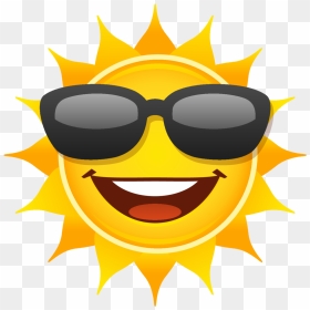 Transparent Happy Sun Png - Transparent Background Sun Cartoon, Png Download - cartoon sun png