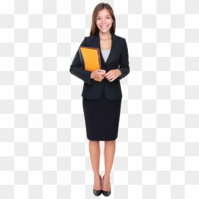 Business Woman Standing Png, Transparent Png - woman standing png