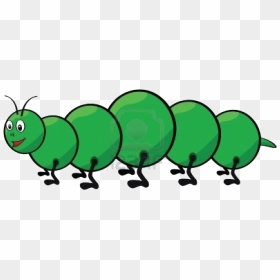 Caterpillar Png Background - Straight Caterpillar Clipart, Transparent Png - caterpillar png