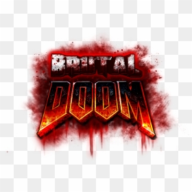Transparent Doom Logo Png - Brutal Doom Logo Png, Png Download - doom logo png