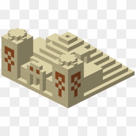 Desert Temple Minecraft - Minecraft Desert Temple, HD Png Download - minecraft diamond sword png