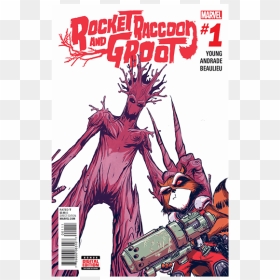 Rocket Racoon And Groot Comic, HD Png Download - rocket raccoon png