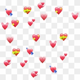 Hd Uwu Hearts Emoji Reactmemes Memes Meme Heart Lmao - Emoji Transparent Hearts Png, Png Download - memes png