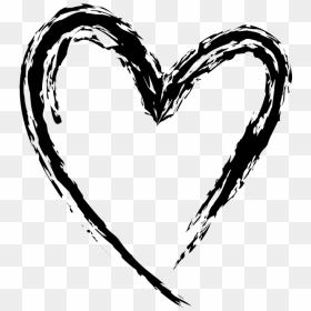 Transparent Heart Organ Png - Hand Drawn Heart Png, Png Download - hand drawn heart png