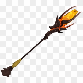 Fire Staff Png, Transparent Png - staff png