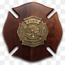 Plaques Come In All Shapes And Sizes, As Well As Materials - Red Firefighter Maltese Cross Blank, HD Png Download - wooden cross png