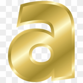 Gold Letter A Clipart, HD Png Download - a+ png