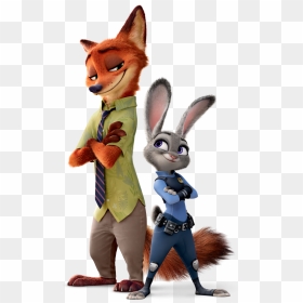A Heartwarming And Hilarious Family Movie - Nick And Judy Hopps, HD Png Download - zootopia png