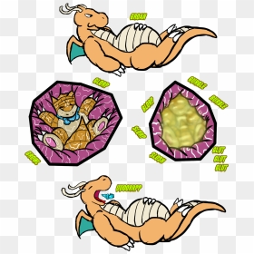 Pokemon Vore Digestion, HD Png Download - dragonite png