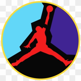 Jumpman Broken Arm - Red Transparent Jordan Logo, HD Png Download - jordan png