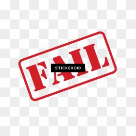 Cartoon Fail Sign , Png Download, Transparent Png - fail png