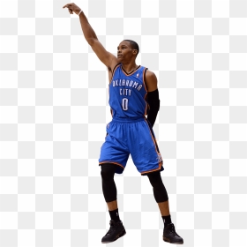 Russell Westbrook After Shot - Nba Player Shooting Png, Transparent Png - russell westbrook png