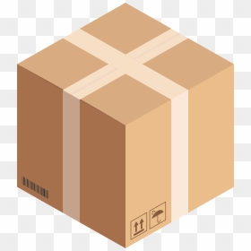 Cube Cardboard Box Png Clip Art, Transparent Png - clipart png