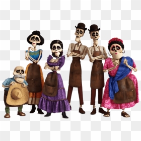 Coco Family Transparent & Png Clipart Free Download - Coco Skeleton, Png Download - coco png