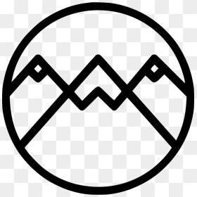 Snow Svg Hills Png - Mountain Icon Svg Free, Transparent Png - mountain icon png