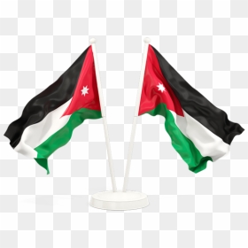 Two Waving Flags - India Saudi Arabia Flag, HD Png Download - jordan png