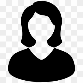 Female User - Female User Icon Png, Transparent Png - vhv