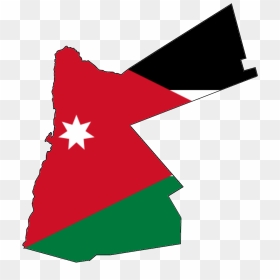 Map Of Jordan Png - Jordan Map With Flag, Transparent Png - jordan png