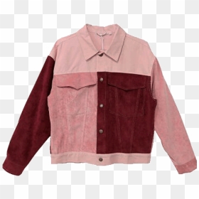 #jacket #clothes #png #transparent #sweater #clothespng - Red And Pink Denim Jacket, Png Download - clothes png