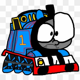 Clip Art Thomas Train Lady Lucille Sharpe Cartoon - Cartoon Thomas The Train Background, HD Png Download - thomas the train png
